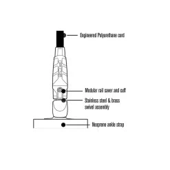FCS 7' Straight Leash -Outdoor Kayak Shop FCS Re Leash