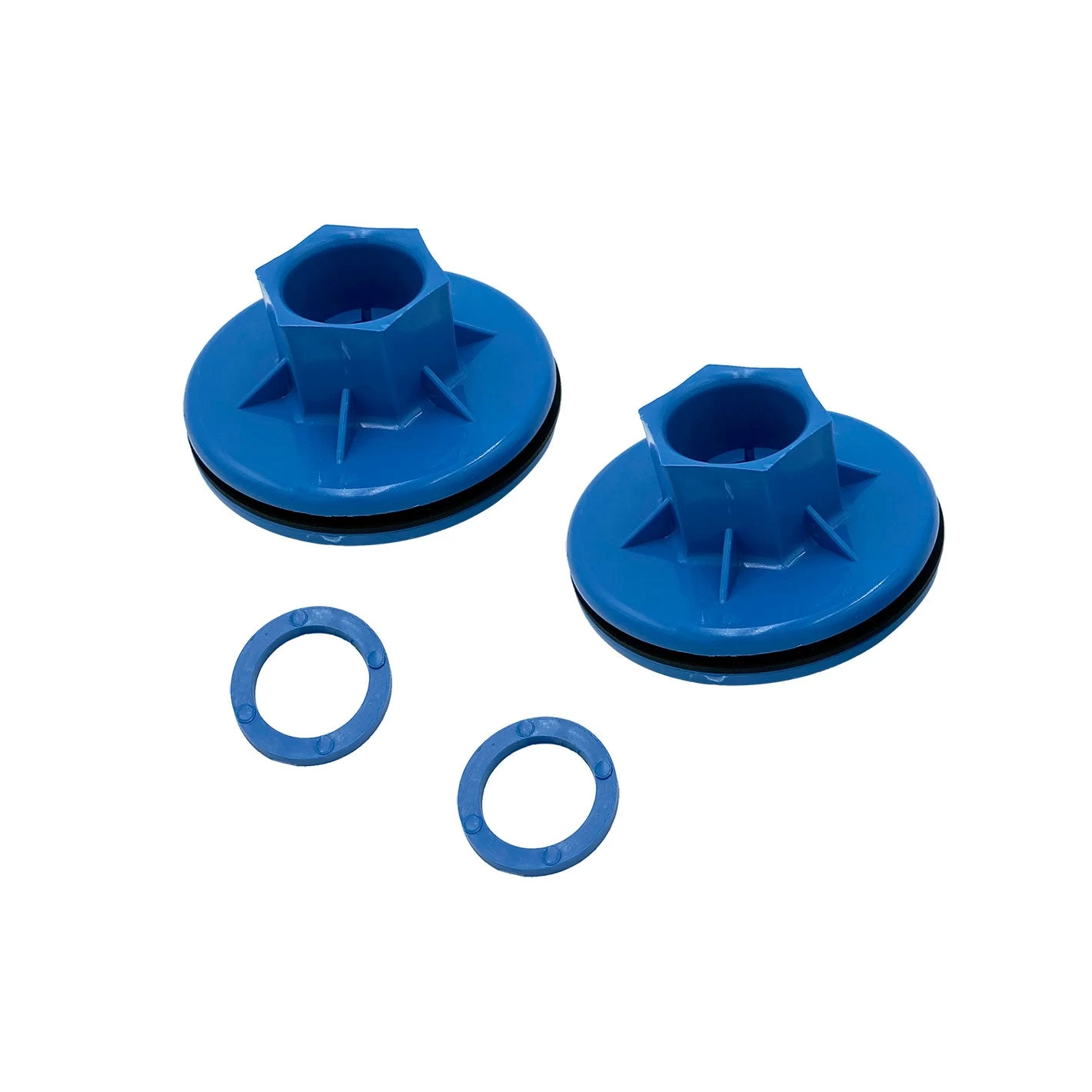Pedal Boat Wheel Bushings In Azure Blue - Pack Of 2 1 Pedal Boat Wheel Bushings In Azure Blue - Pack Of 2